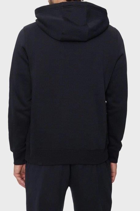 Tommy Hilfiger Tommy Hilfiger Erkek Regular Fit Kapüşonlu Logo Baskılı Pamuklu Uzun Kollu Lacivert Sweatshirt MW0MW37361-DW5