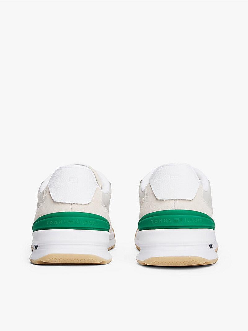 TOMMY HILFIGER Tommy Hilfiger Erkek Süet Detaylı Rahat Tabanlı Retro Görünümlü Bej Sneaker FM0FM05425-AF3