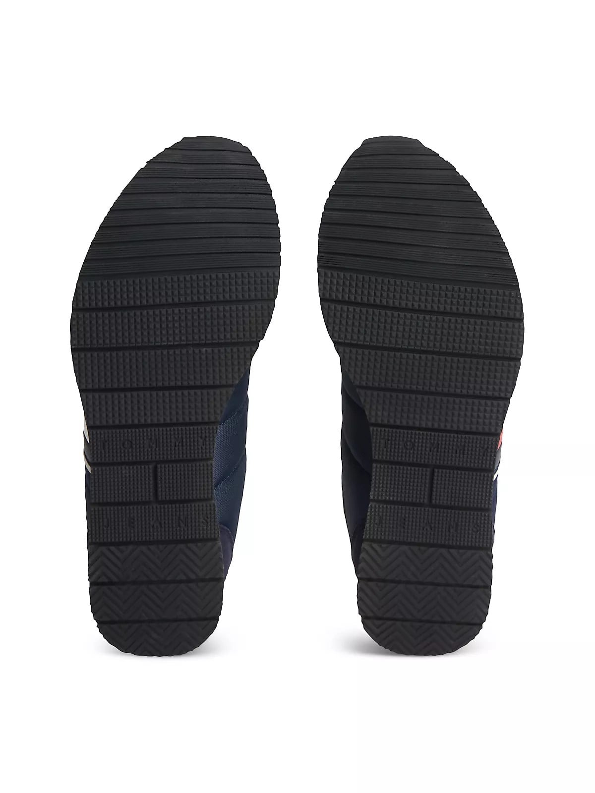 Tommy Hilfiger Tommy Hilfiger Erkek Süet Detaylı Bayrak Logo Desenli Lacivert Sneaker EM0EM01709-C1G