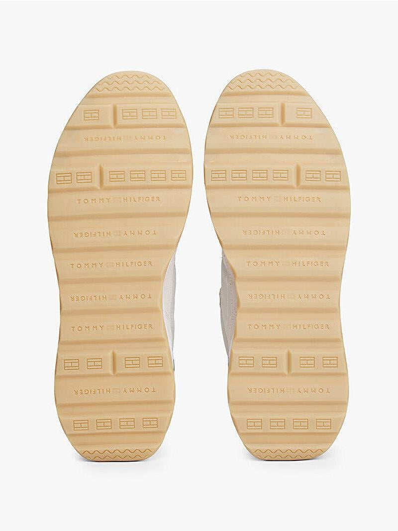 TOMMY HILFIGER Tommy Hilfiger Erkek Süet Detaylı Rahat Tabanlı Retro Görünümlü Bej Sneaker FM0FM05425-AF3