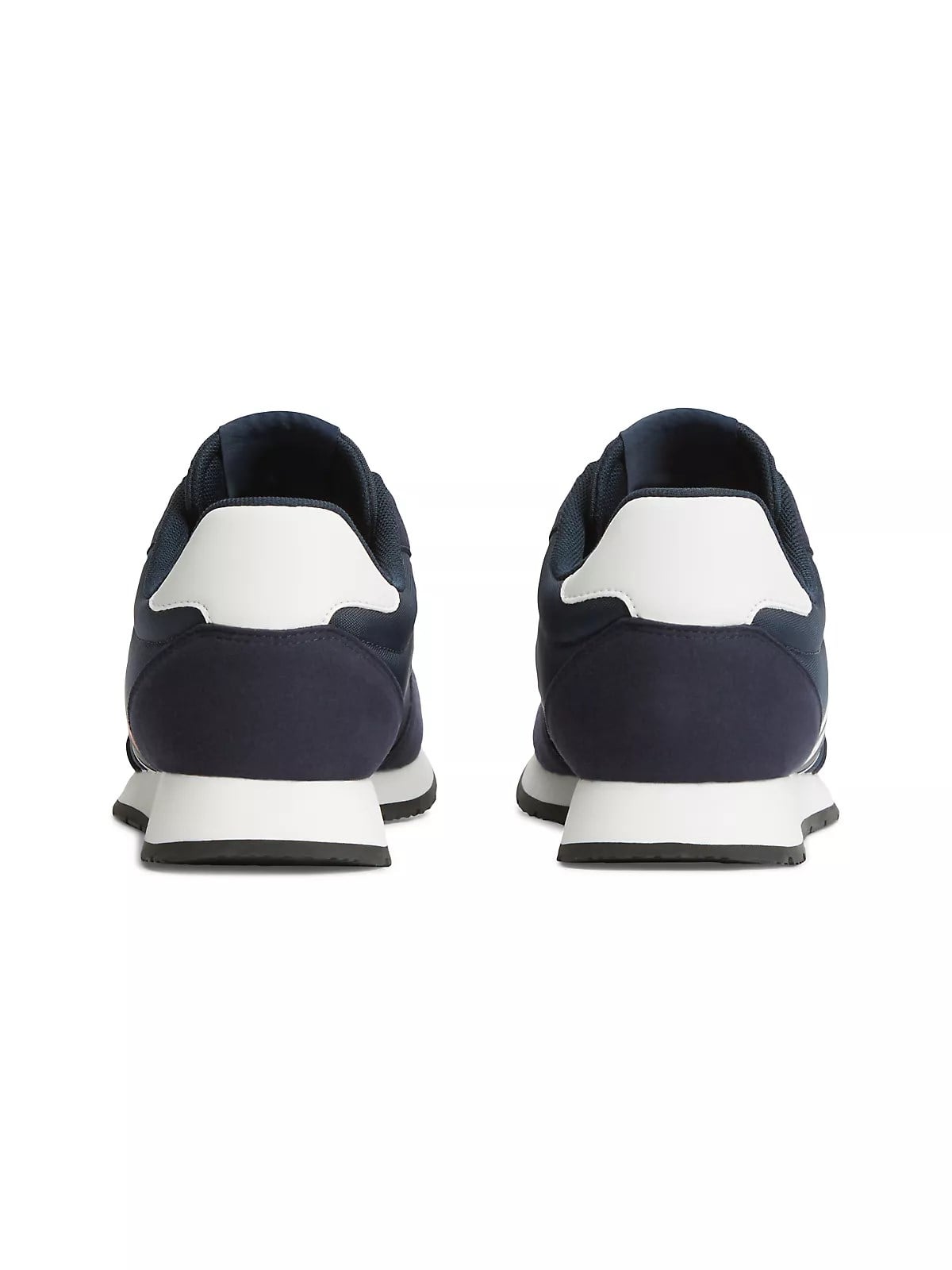 Tommy Hilfiger Tommy Hilfiger Erkek Süet Detaylı Bayrak Logo Desenli Lacivert Sneaker EM0EM01709-C1G