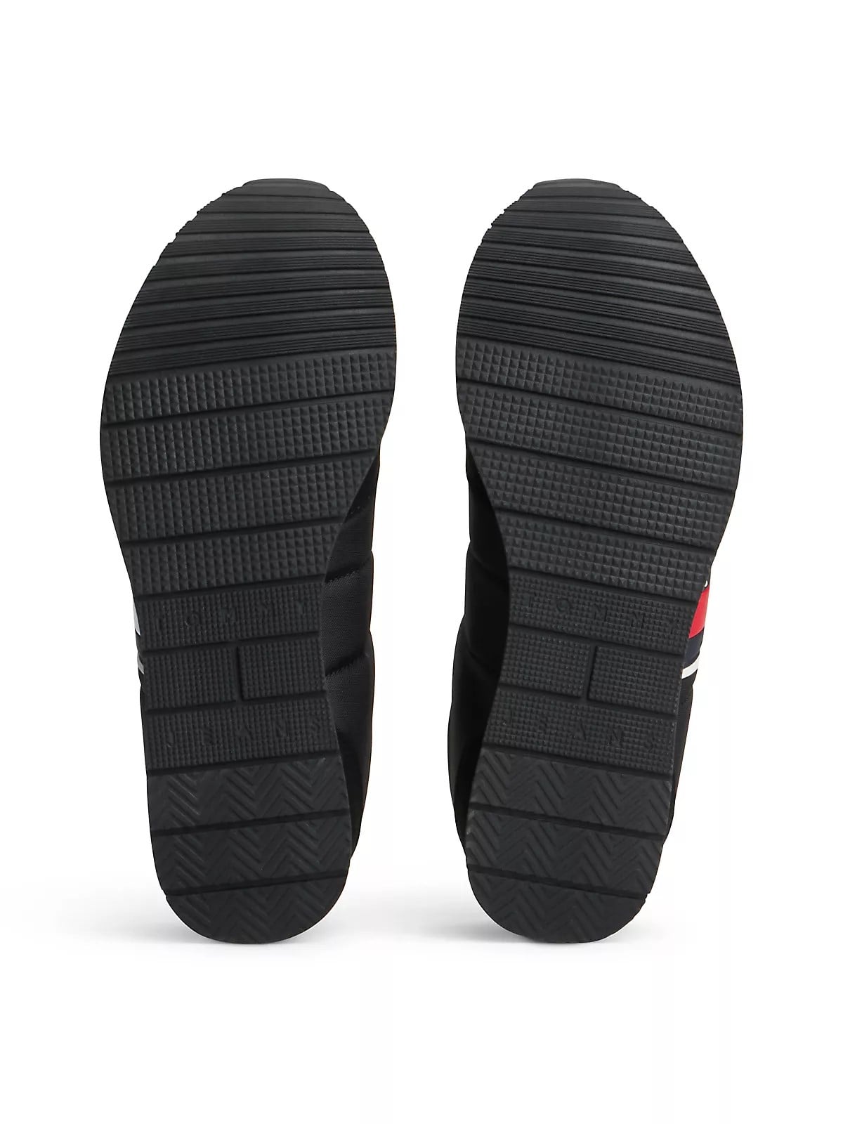 Tommy Hilfiger Tommy Hilfiger Erkek Süet Detaylı Bayrak Logo Desenli Siyah Sneaker EM0EM01709-BDS