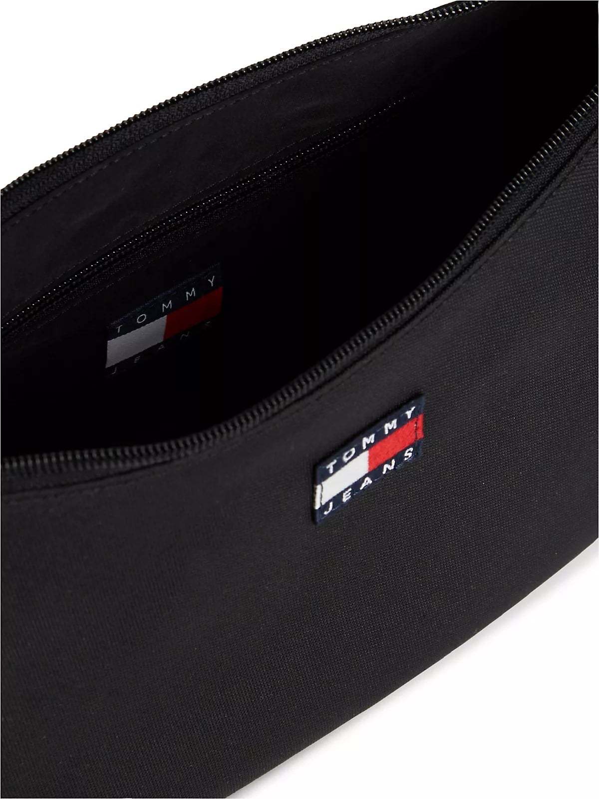 Tommy Hilfiger Tommy Hilfiger Kadın Ayarlanabilir Askılı İkonik Bayrak Logo Etiketli Fermuarlı İç Cepli Siyah Çanta AW0AW18768-BDS