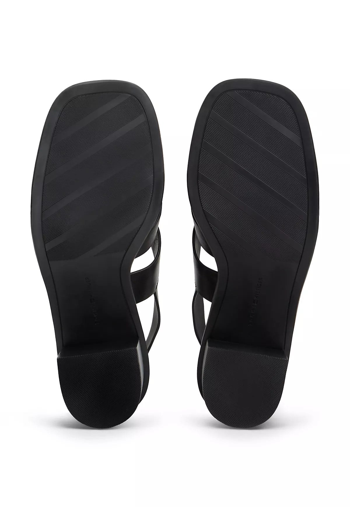 Tommy Hilfiger Tommy Hilfiger Kadın Çapraz Bağlamalı Dolgu Topuklu Siyah Sandalet FW0FW09135-BDS