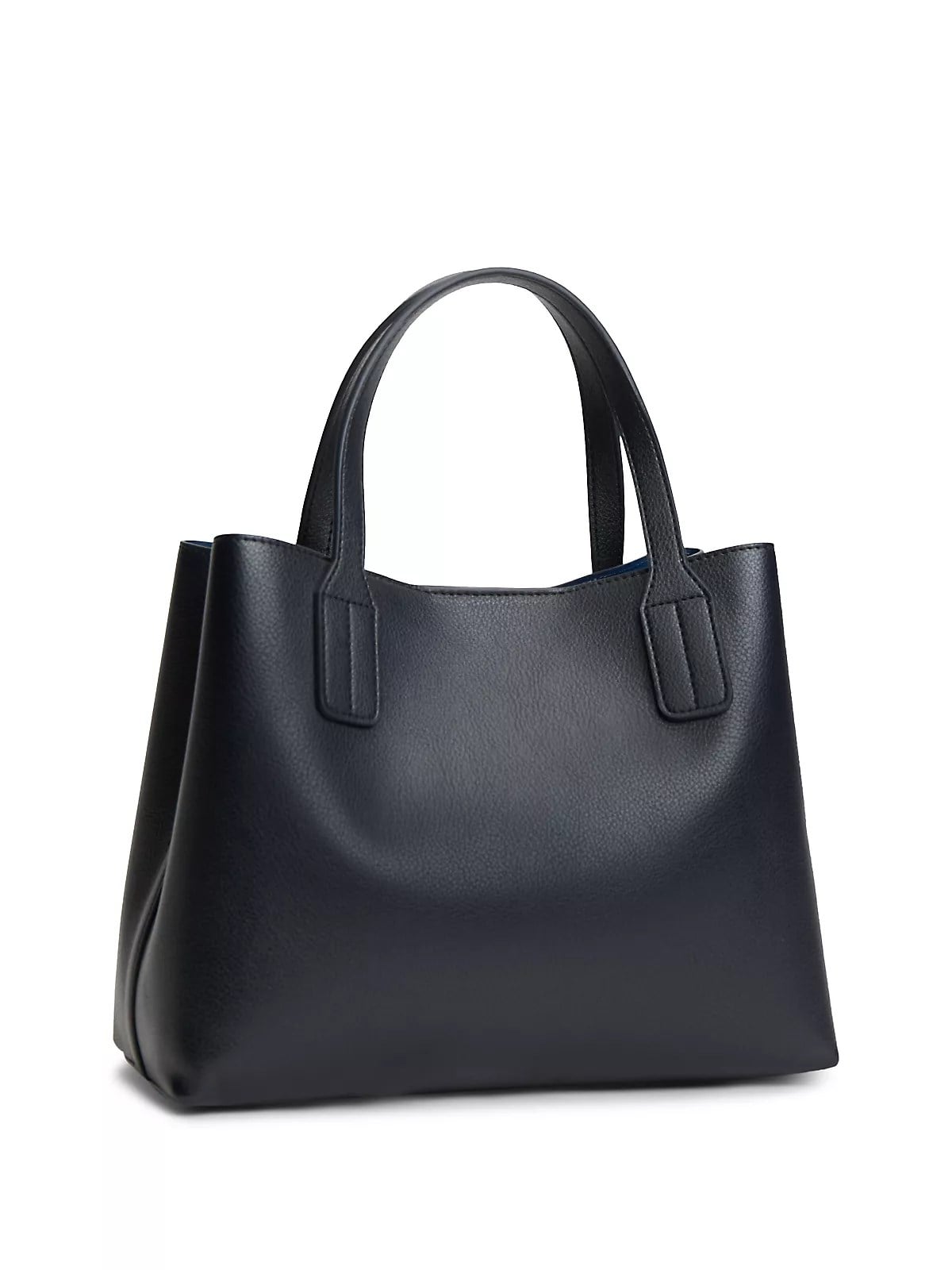 Tommy Hilfiger Tommy Hilfiger Kadın Çıkarılabilir Mini Askılı ve Cüzdanlı TH Monogram Logolu Lacivert Omuz Çantası AW0AW18722-DW6