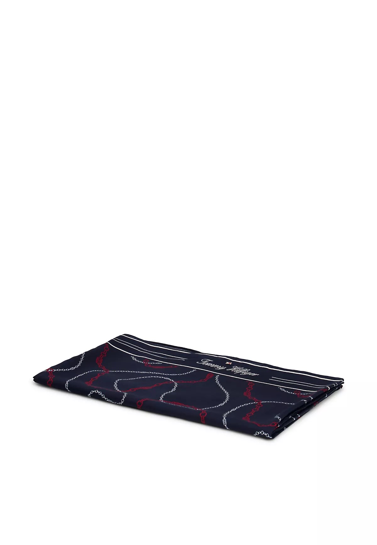 Tommy Hilfiger Tommy Hilfiger Kadın Desenli Dokuma Kumaş Lacivert1 Plaj Elbisesi UW0UW06423-0ZQ