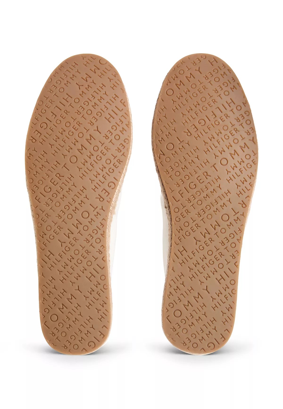 Tommy Hilfiger Tommy Hilfiger Kadın Hafif ve Nefes Alabilir Tasarımlı Logo Nakışlı Beyaz Espadril FW0FW09240-YBL
