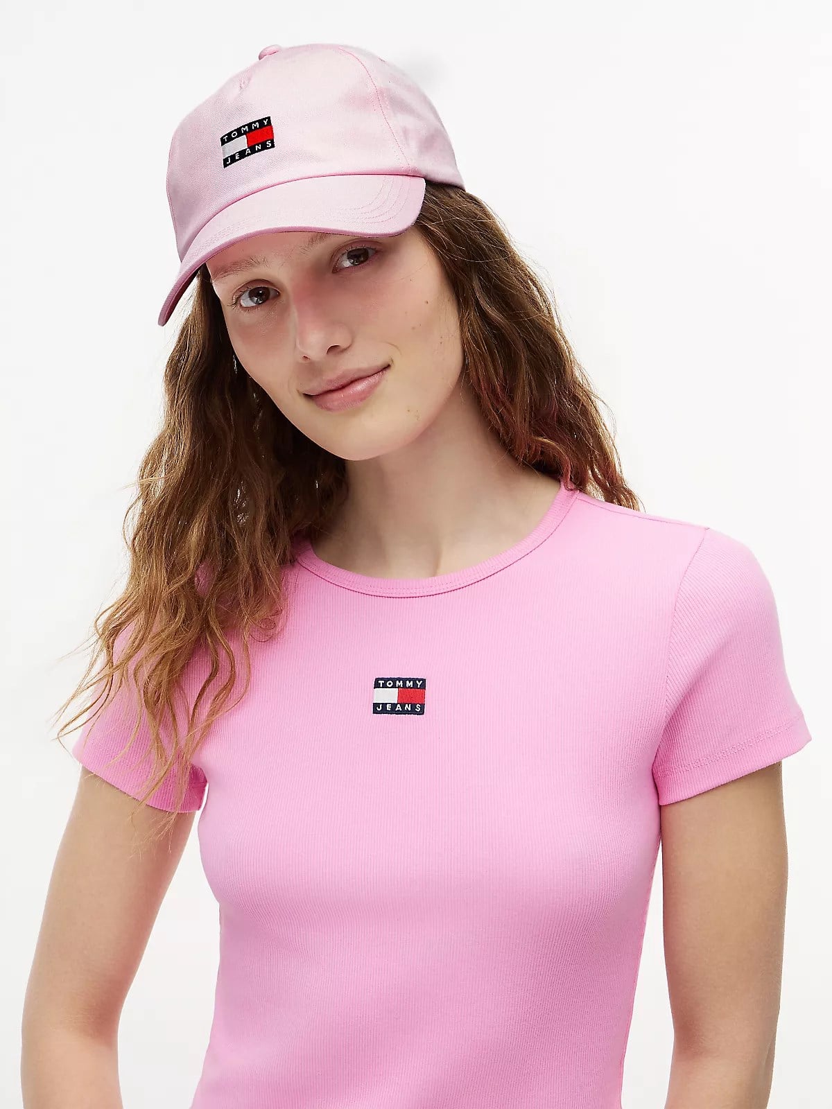 Tommy Hilfiger Tommy Hilfiger Kadın İkonik Bayrak Logolu Ayarlanabilir Tokalı Pembe Şapka AW0AW16991-TOI