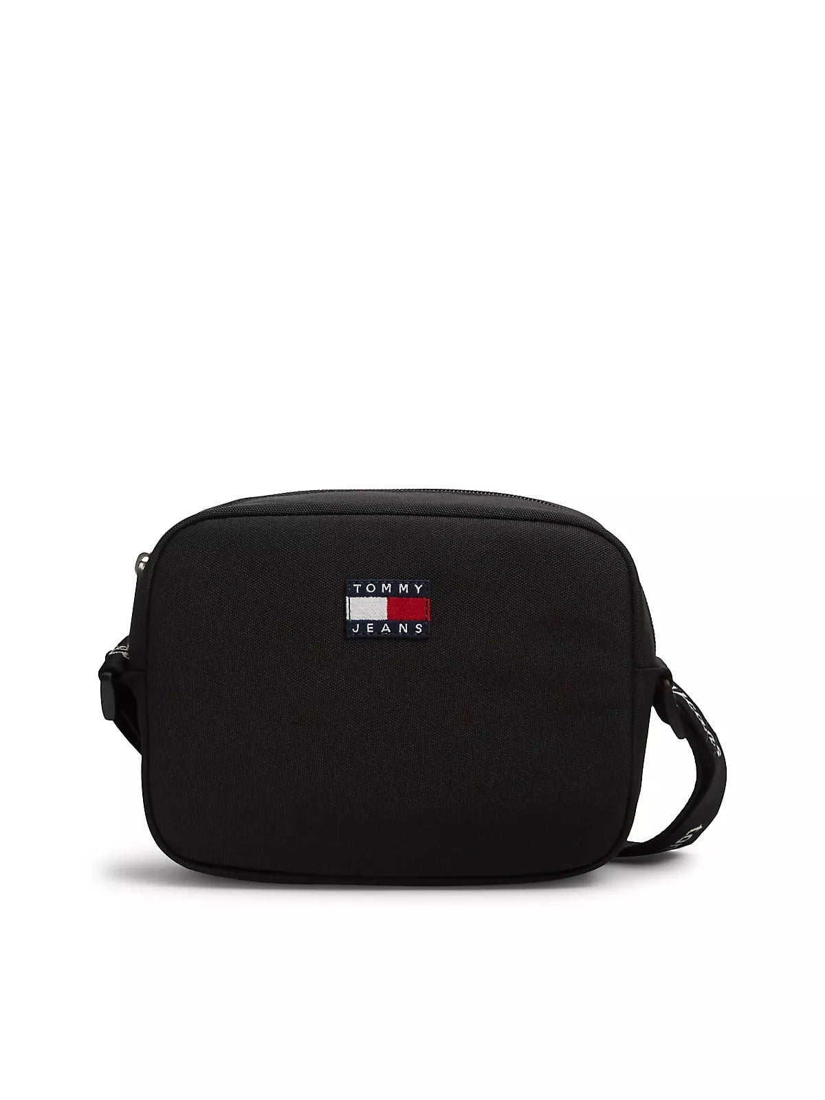 Tommy Hilfiger Tommy Hilfiger Kadın Logo Baskılı Ayarlanabilir Omuz Askılı Logo Etiketli Siyah Çanta AW0AW18769-BDS