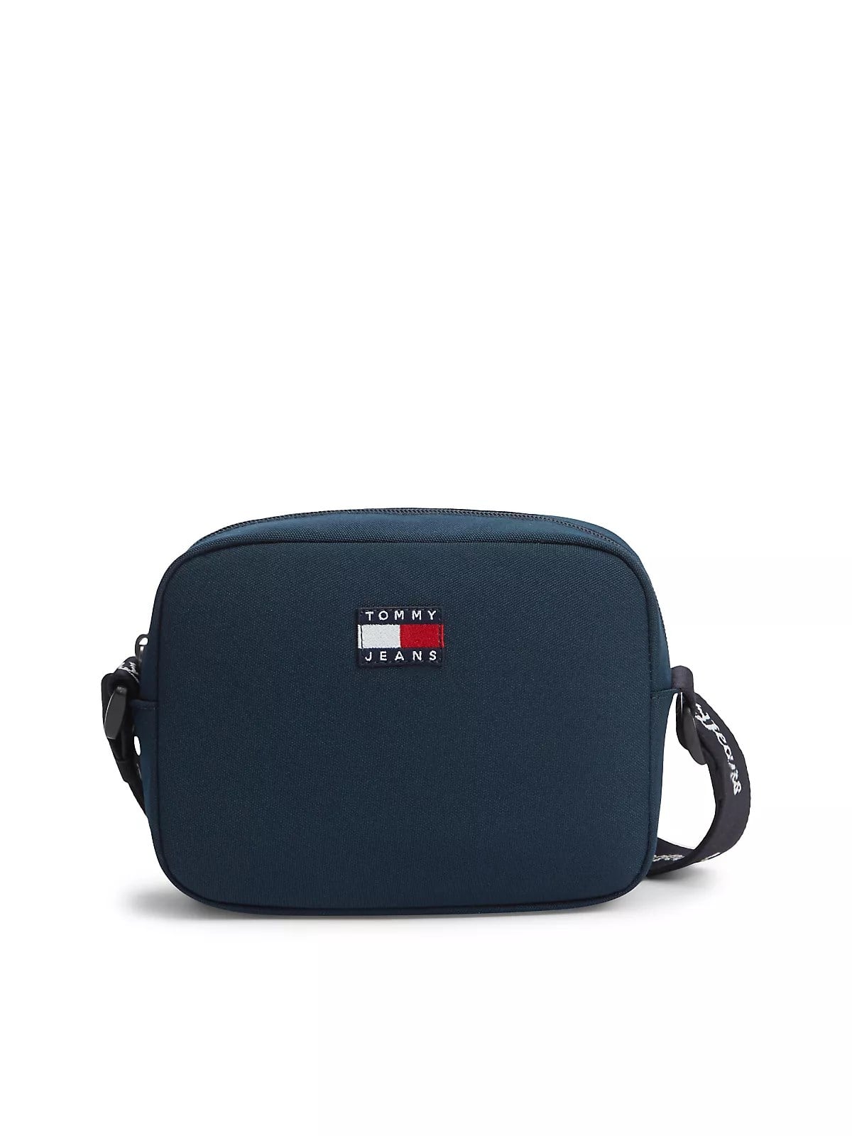 Tommy Hilfiger Tommy Hilfiger Kadın Logo Baskılı Ayarlanabilir Omuz Askılı Logo Etiketli Lacivert Çanta AW0AW18769-C1G