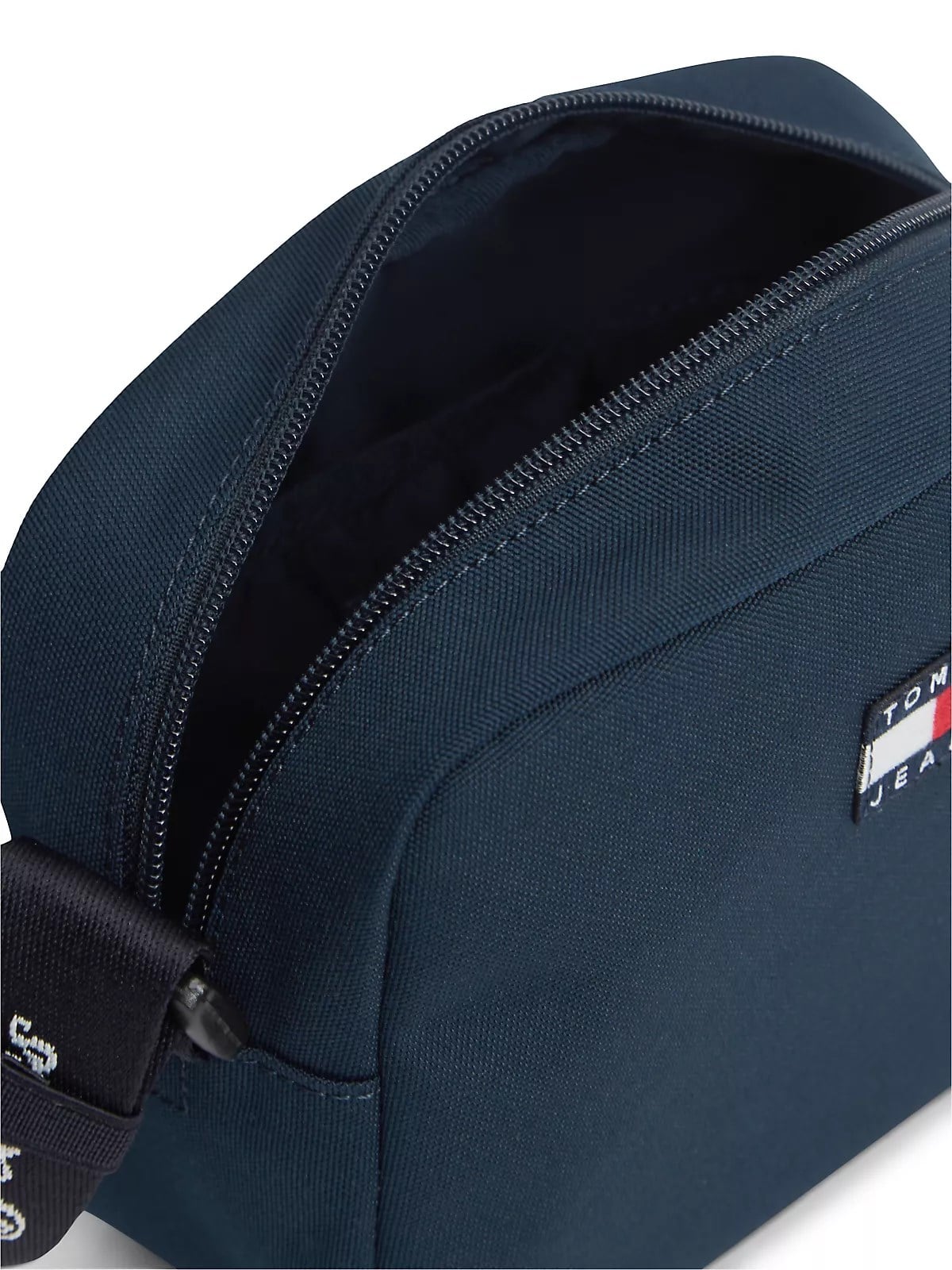 Tommy Hilfiger Tommy Hilfiger Kadın Logo Baskılı Ayarlanabilir Omuz Askılı Logo Etiketli Lacivert Çanta AW0AW18769-C1G