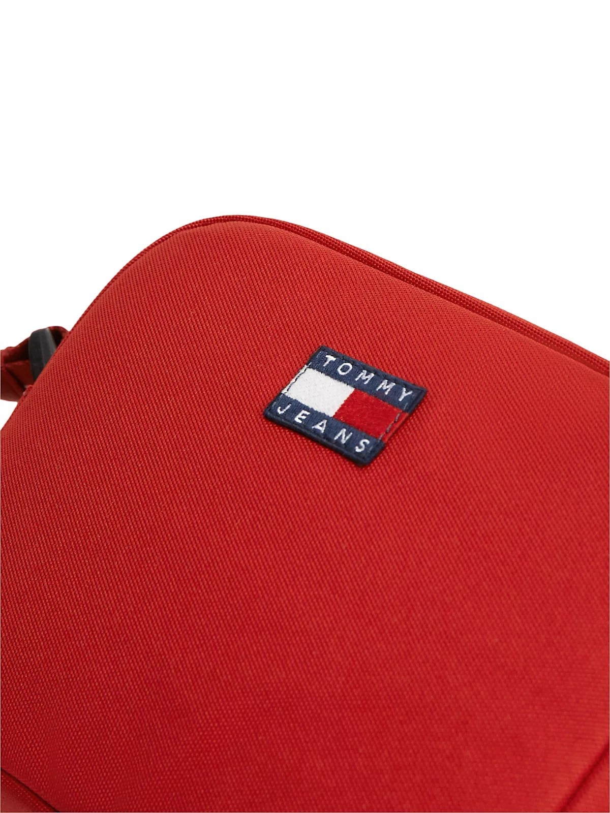Tommy Hilfiger Tommy Hilfiger Kadın Logo Baskılı Ayarlanabilir Omuz Askılı Logo Etiketli Kırmızı Çanta AW0AW18769-XMP