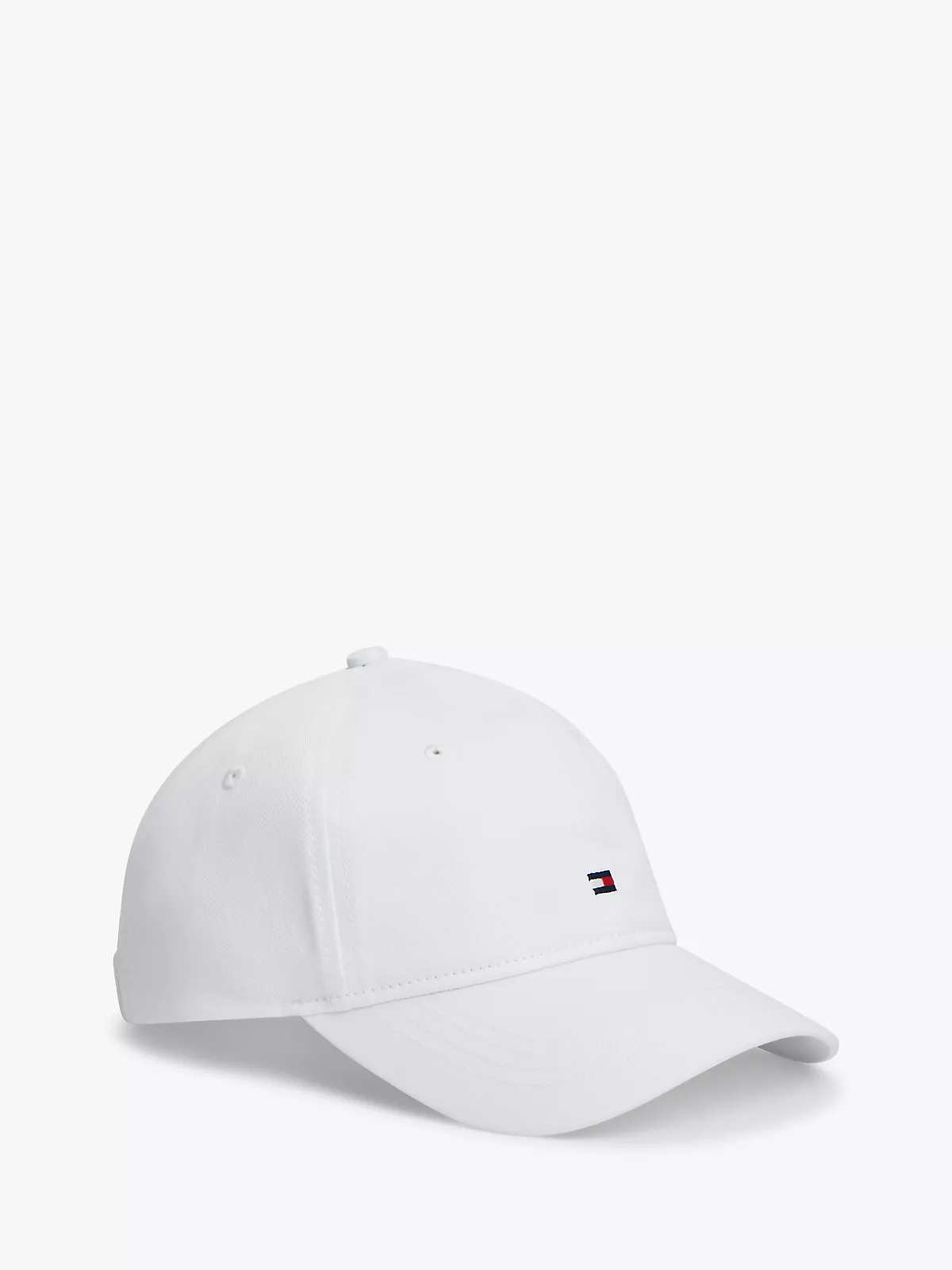 Tommy Hilfiger Tommy Hilfiger Kadın Pamuklu Bayrak Logo Etiketli Beyaz Şapka AW0AW17781-YCF