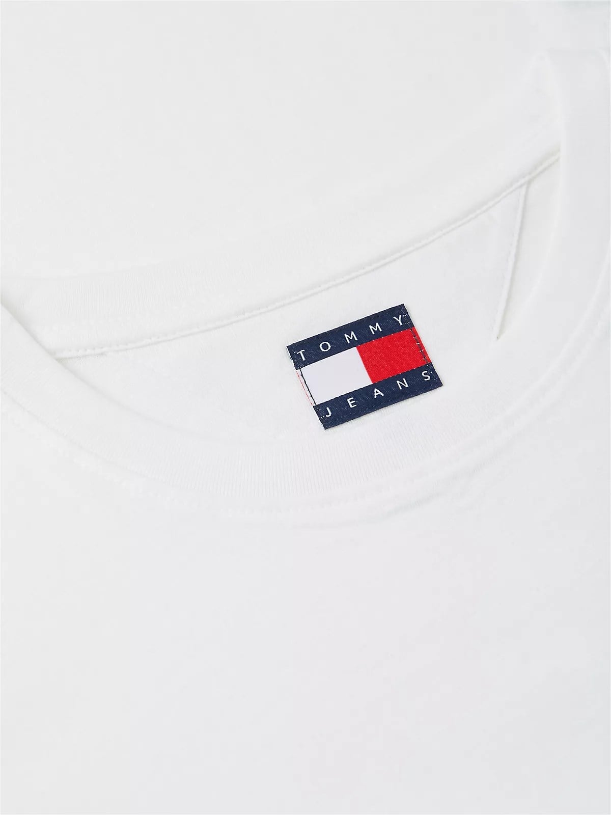 Tommy Hilfiger Tommy Hilfiger Kadın Slim Fit Yuvarlak Yakalı Pamuklu Logo İmzalı Kısa Kollu Ekru T-Shirt DW0DW23479-YBL