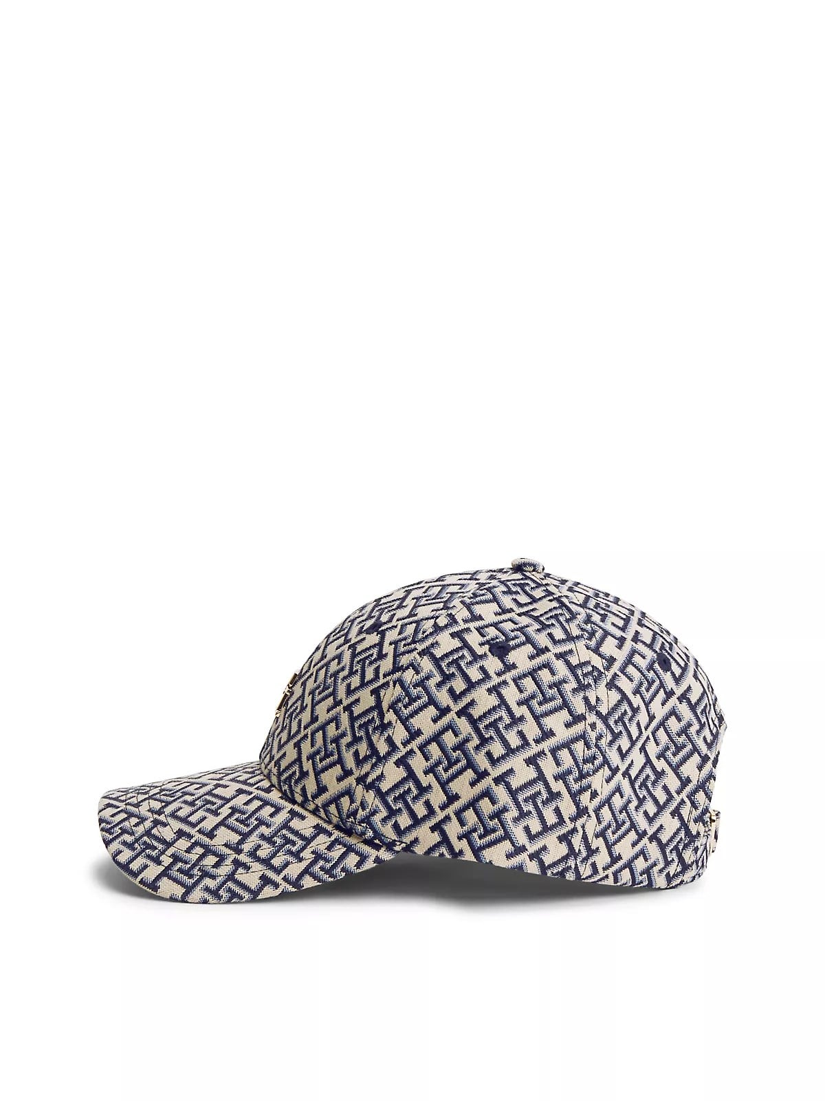 Tommy Hilfiger Tommy Hilfiger Kadın TH Monogram Logolu Ayarlanabilir Tokalı Lacivert Şapka AW0AW18916-DW6