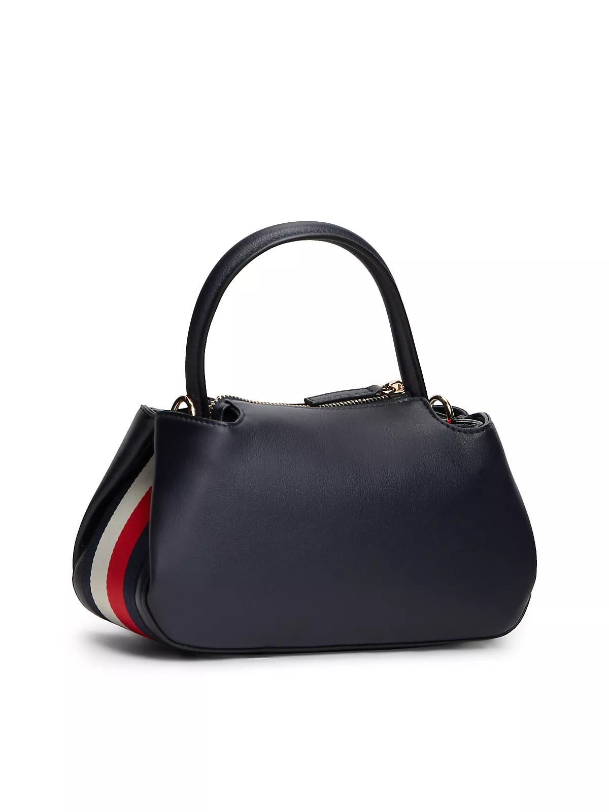 Tommy Hilfiger Tommy Hilfiger Kadın TH Monogram Logolu Uzun Askılı Lacivert Omuz Çantası AW0AW18743-DW6