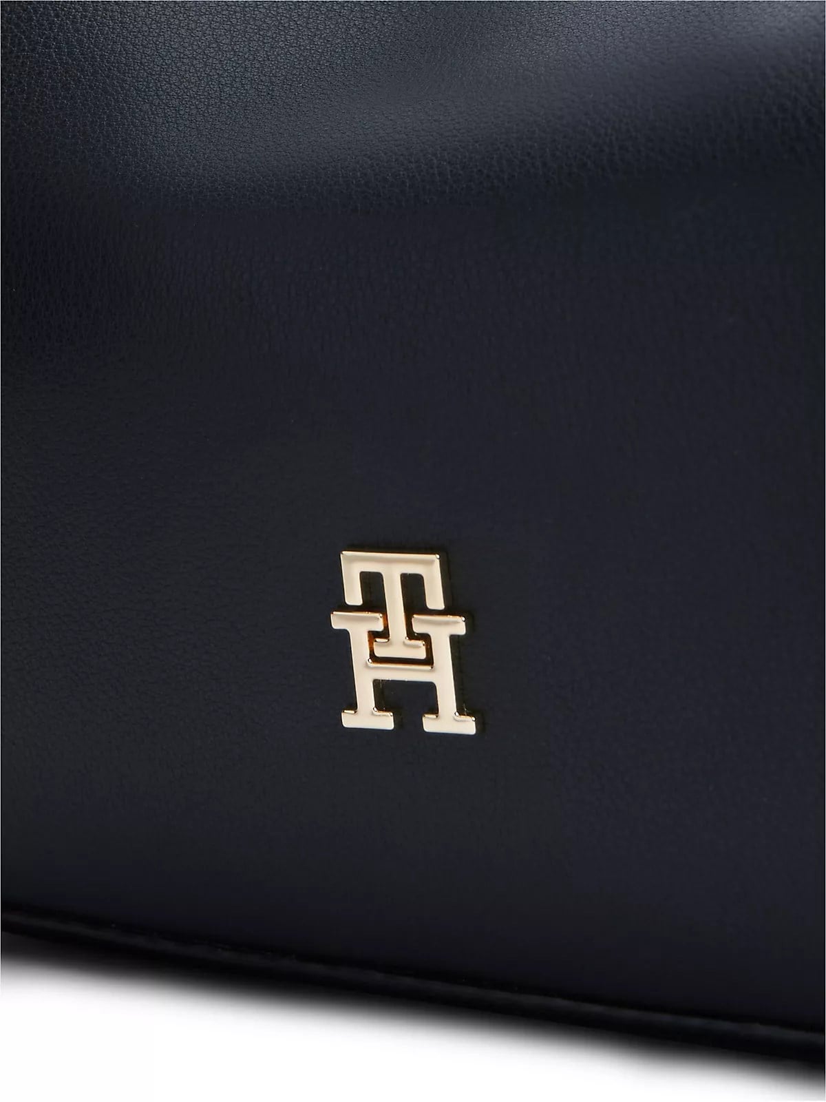 Tommy Hilfiger Tommy Hilfiger Kadın TH Monogram Logolu Uzun Askılı Lacivert Omuz Çantası AW0AW18743-DW6
