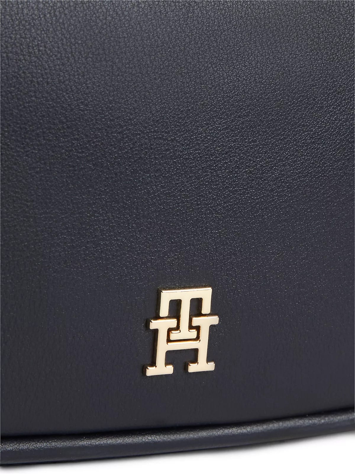 Tommy Hilfiger Tommy Hilfiger Kadın TH Monogram Logolu Çapraz Askılı Lacivert Omuz Çantası AW0AW18741-DW6