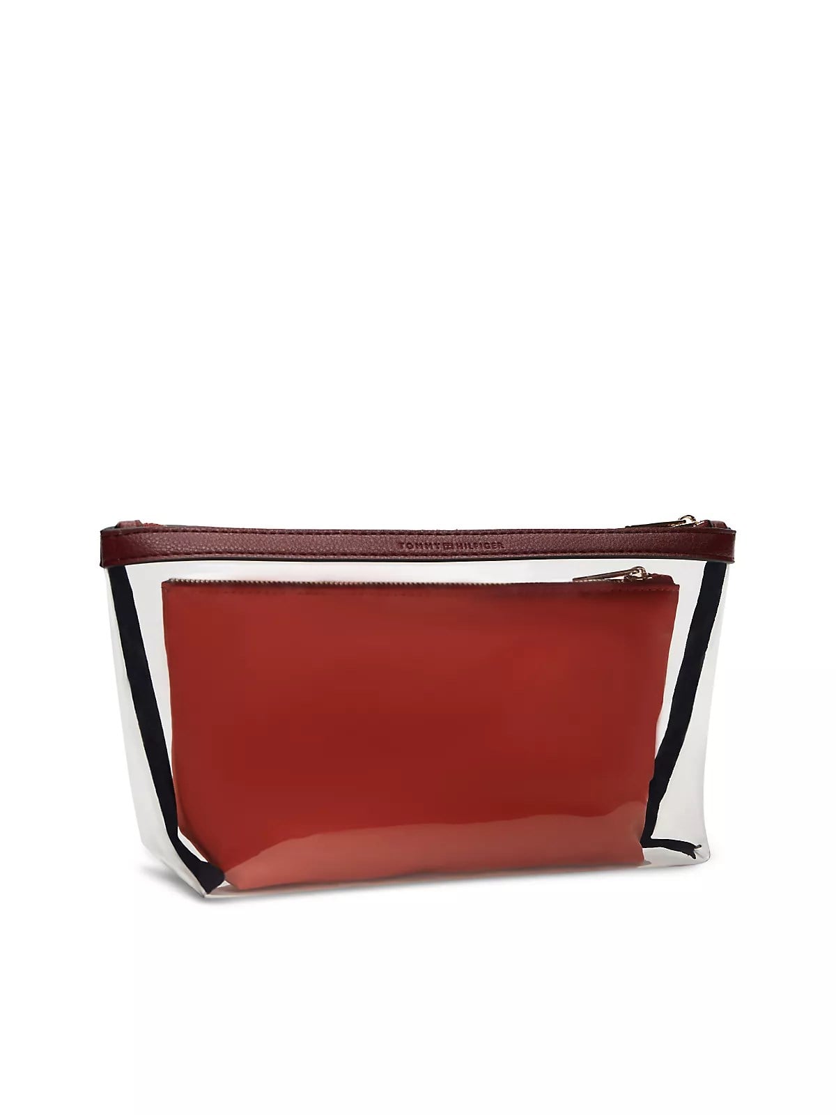 Tommy Hilfiger Tommy Hilfiger Kadın Yıkama Torbalı Fermuarlı TH Monogram Logolu Turuncu Omuz Çantası AW0AW18709-SN2