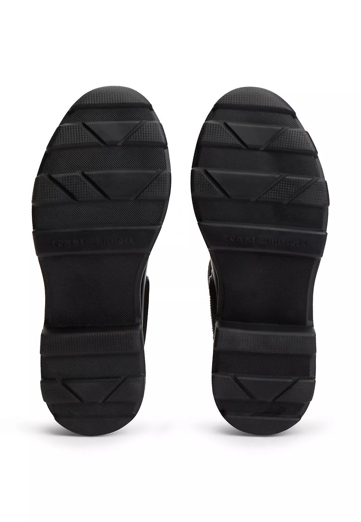 Tommy Hilfiger Tommy Hilfiger Kadın Yüksek Taban Elastik Bilek Tasarımlı Yüksek Taban Siyah Bot & Bootie FW0FW09387-BDS