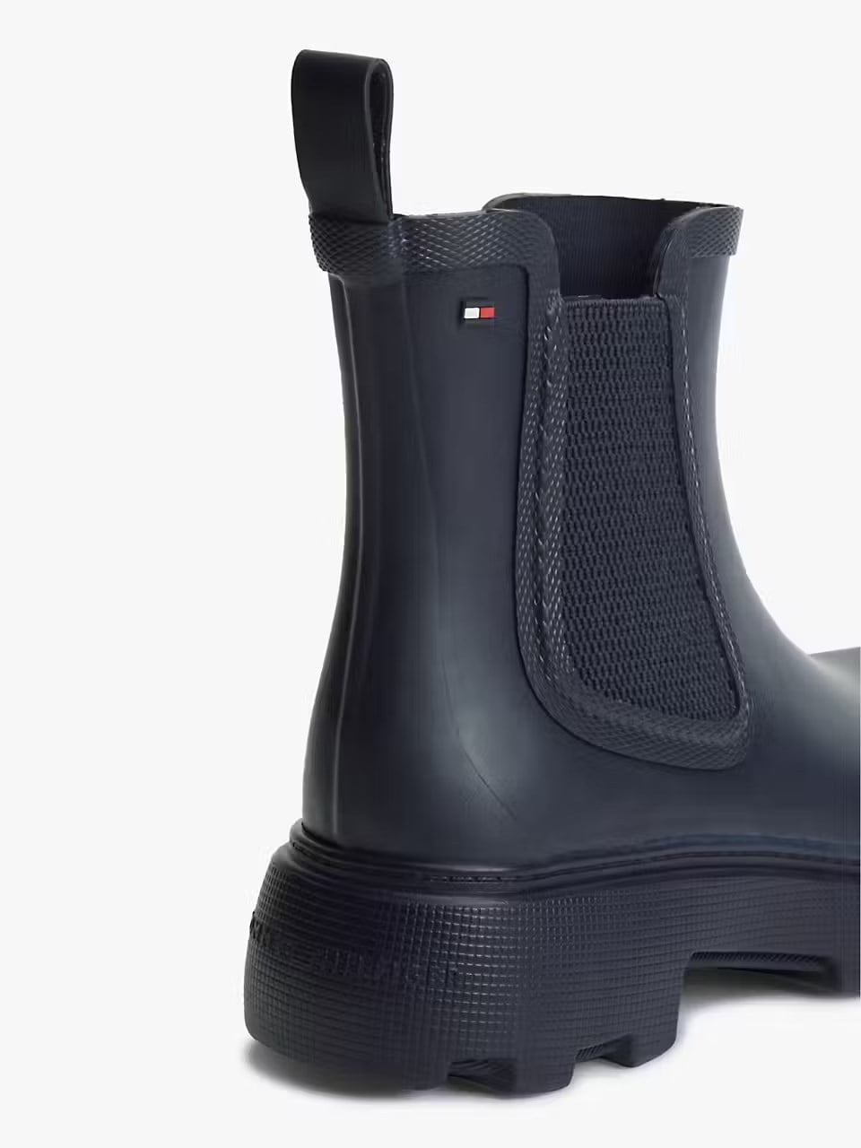 Tommy Hilfiger Tommy Hilfiger Kadın Yüksek Taban Elastik Bilek Tasarımlı Yüksek Taban Lacivert Bot & Bootie FW0FW09387-DW6