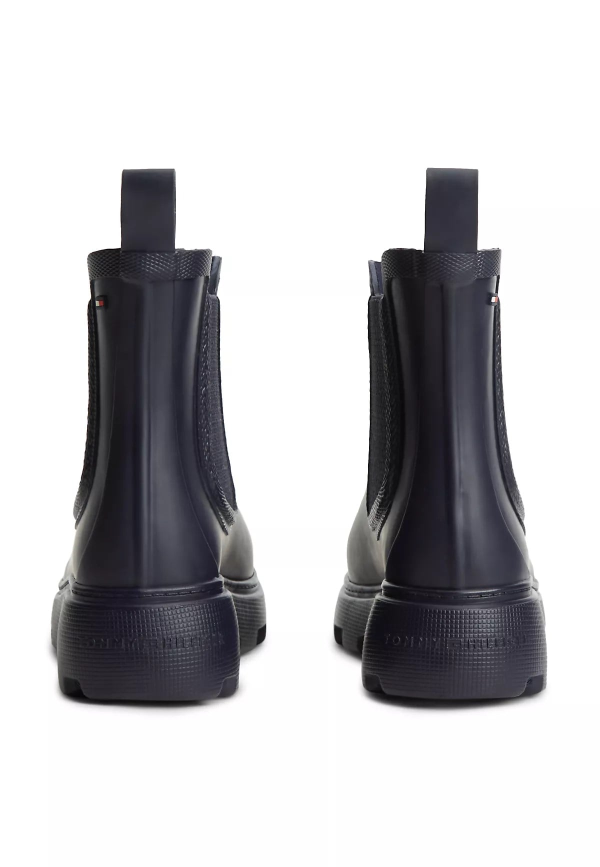 Tommy Hilfiger Tommy Hilfiger Kadın Yüksek Taban Elastik Bilek Tasarımlı Yüksek Taban Lacivert Bot & Bootie FW0FW09387-DW6