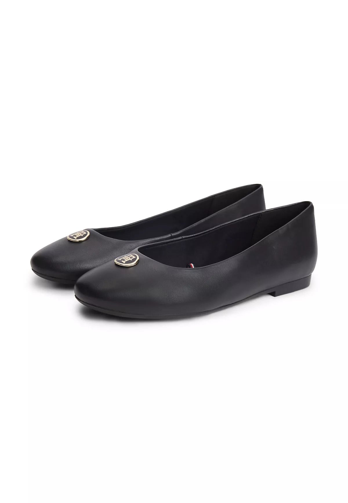 Tommy Hilfiger Tommy Hilfiger Kadın Yuvarlak Burunlu Deri Siyah Espadril FW0FW09374-BDS