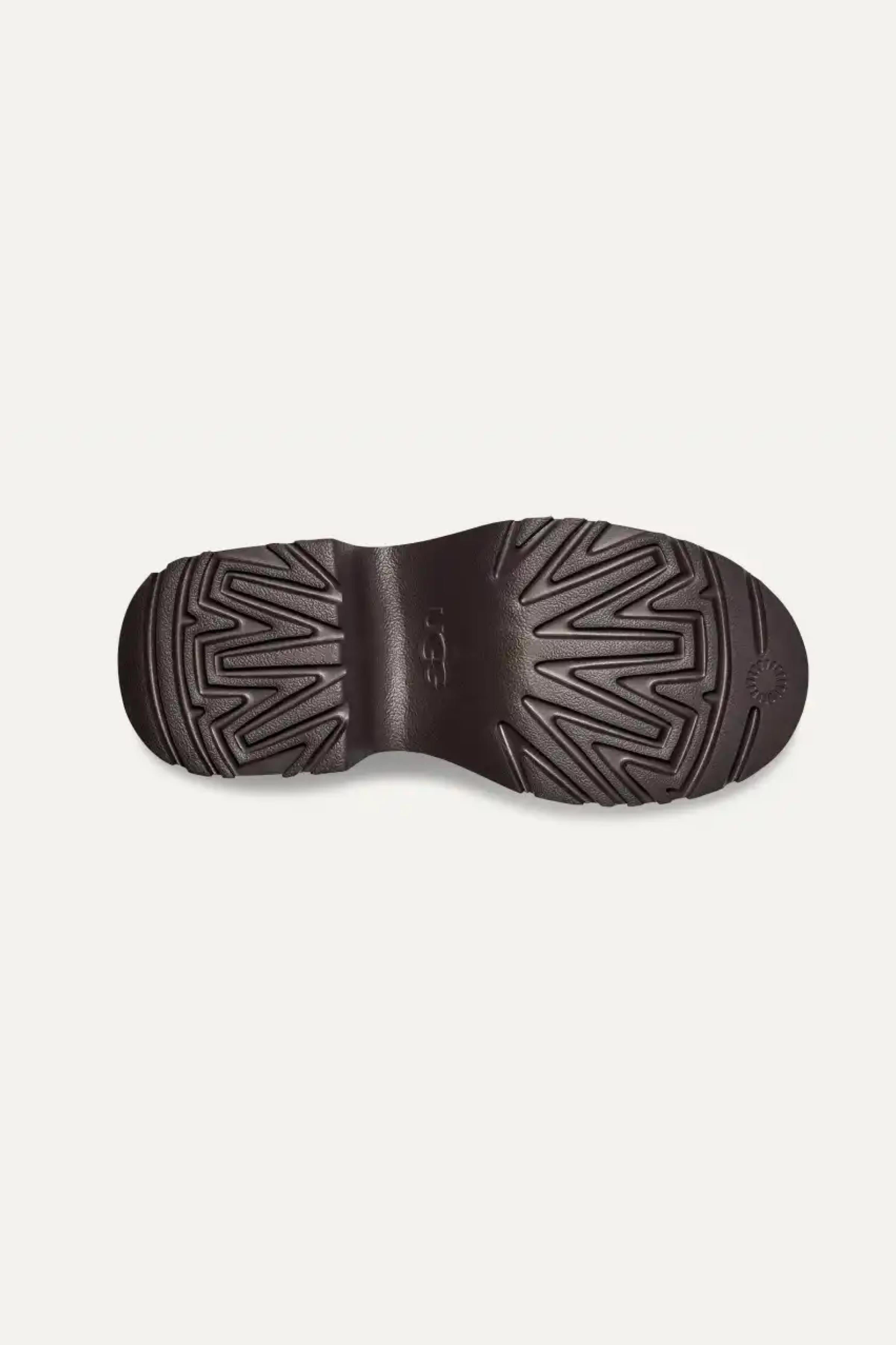 UGG UGG Kadın Deri Logolu Düz Tabanlı Günlük Kullanım Siyah Bot & Bootie 1158311-SİYAH