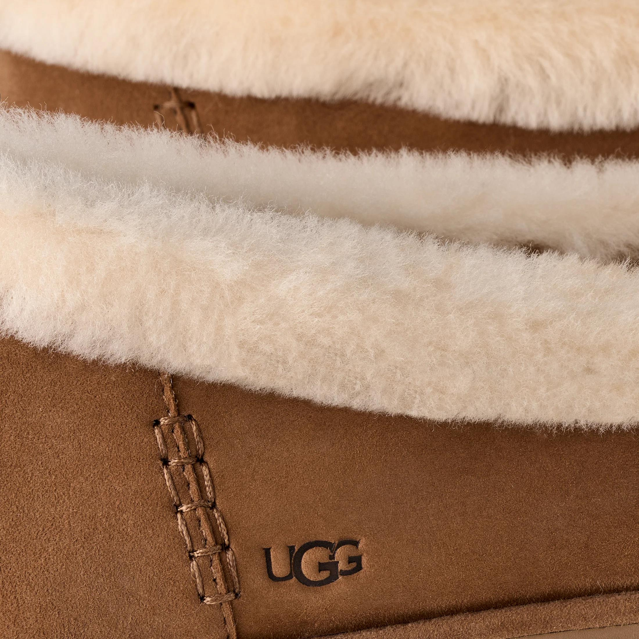 UGG UGG Kadın Koyun Derisi Çorap Astarı EVA Dıış Taban Taba Bot & Bootie 1178111-CHESTNUT