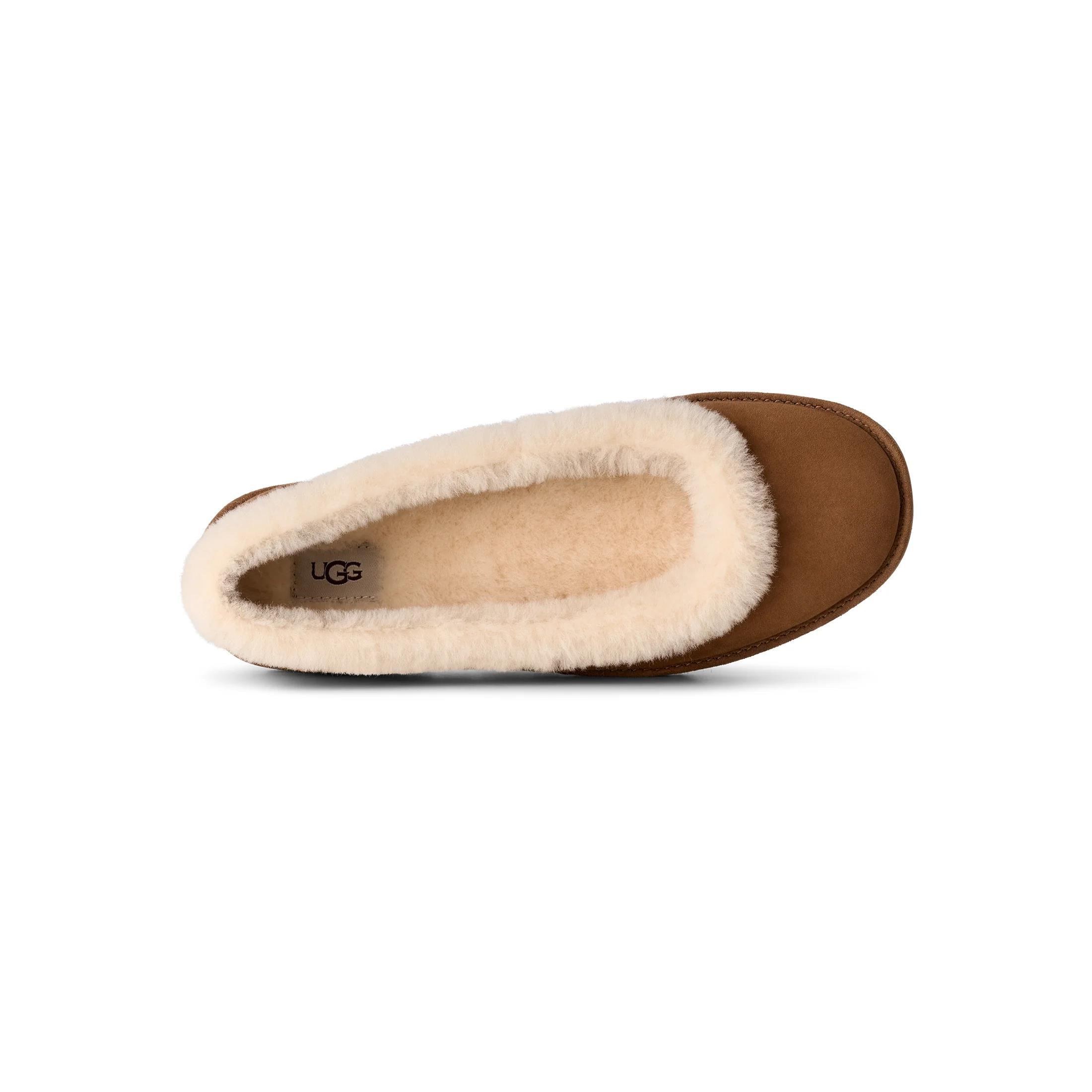 UGG UGG Kadın Koyun Derisi Çorap Astarı EVA Dıış Taban Taba Bot & Bootie 1178111-CHESTNUT