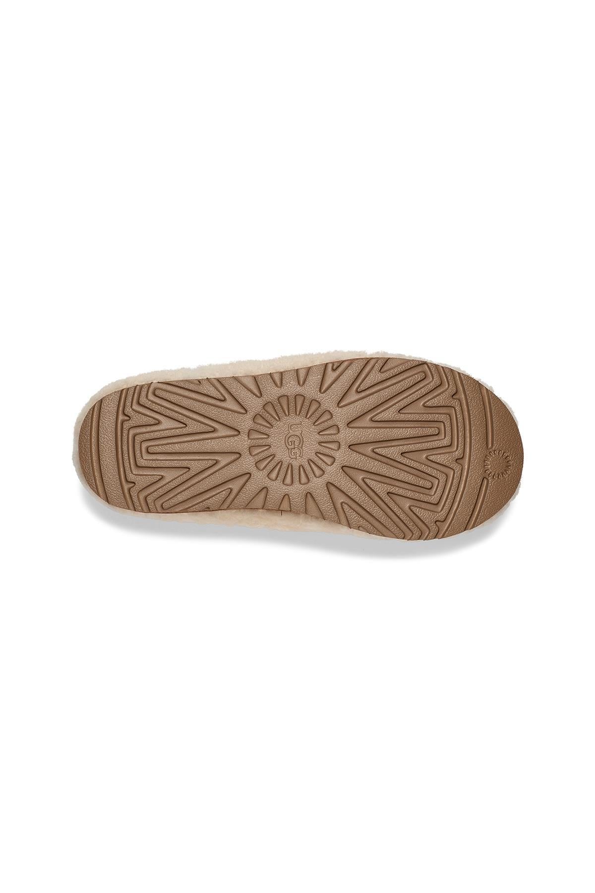 UGG UGG Kadın Kürk Detaylı Düşük Bilekli Rahat Ekru Bot & Bootie 1158356-NATURAL