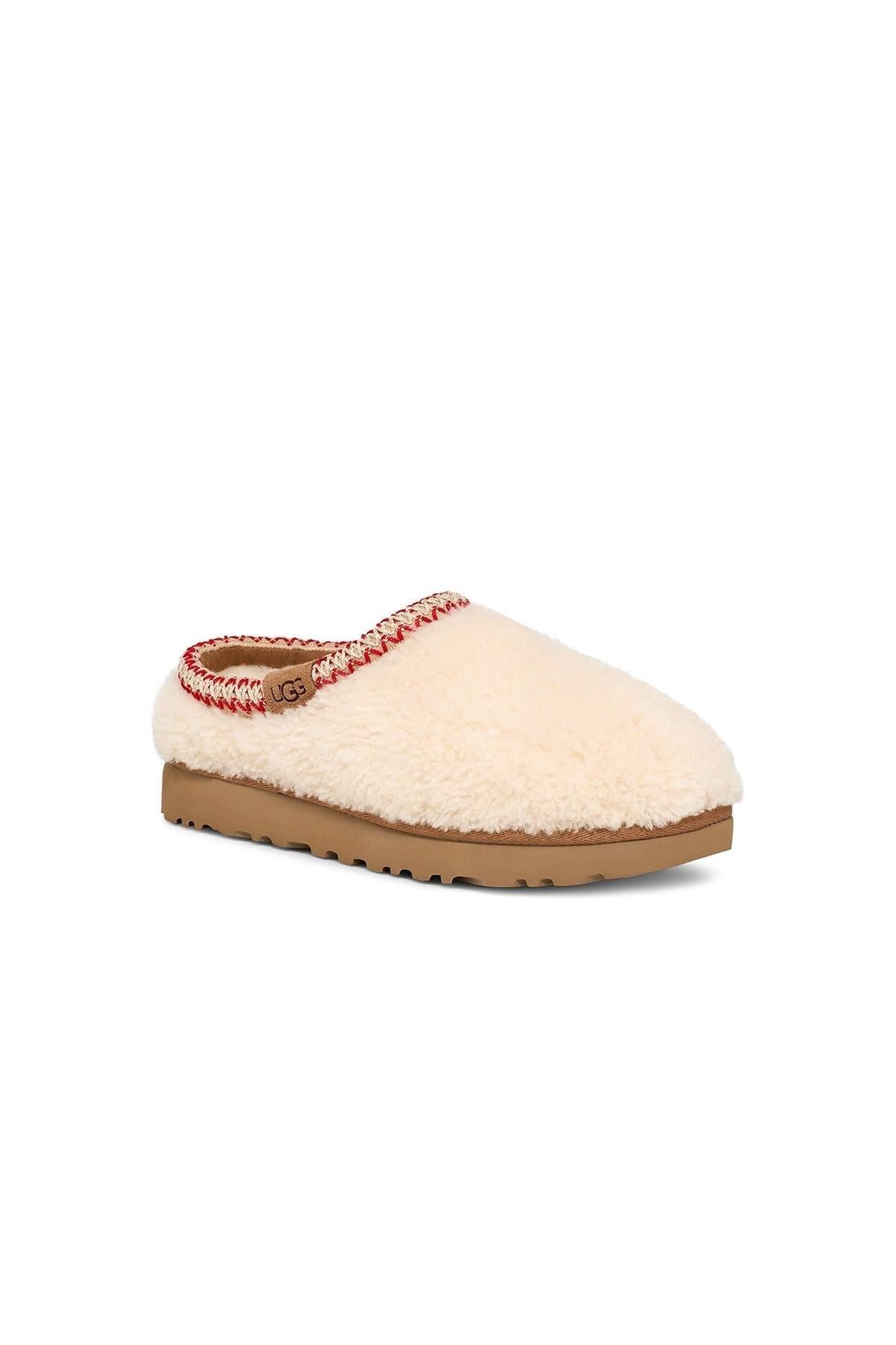 UGG UGG Kadın Kürk Detaylı Düşük Bilekli Rahat Ekru Bot & Bootie 1158356-NATURAL