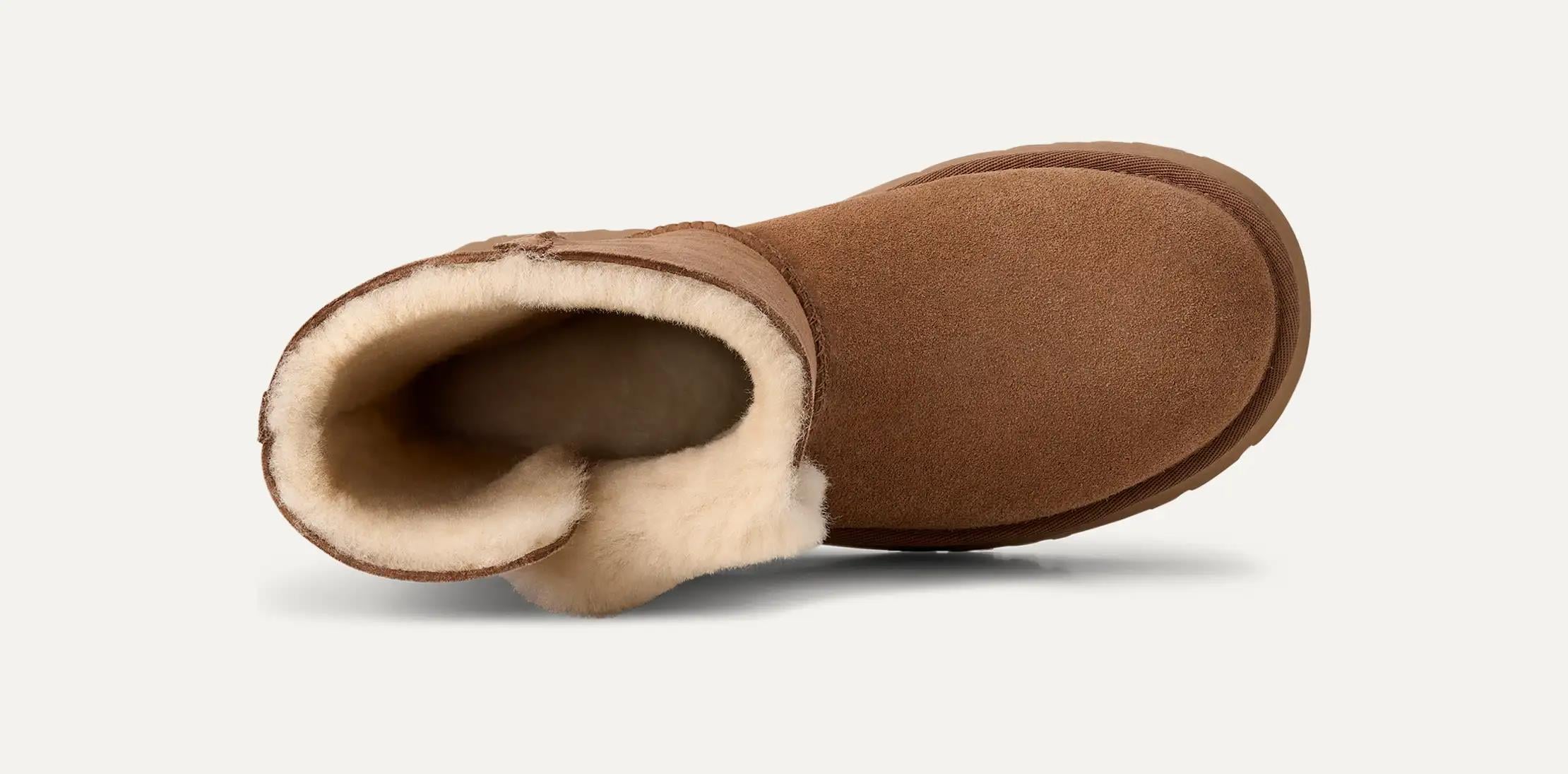 UGG UGG Kadın Platform EVA Tabanlı Çift Yüzlü Uzun Deri Taba Bot & Bootie 1171533-CHESTNUT
