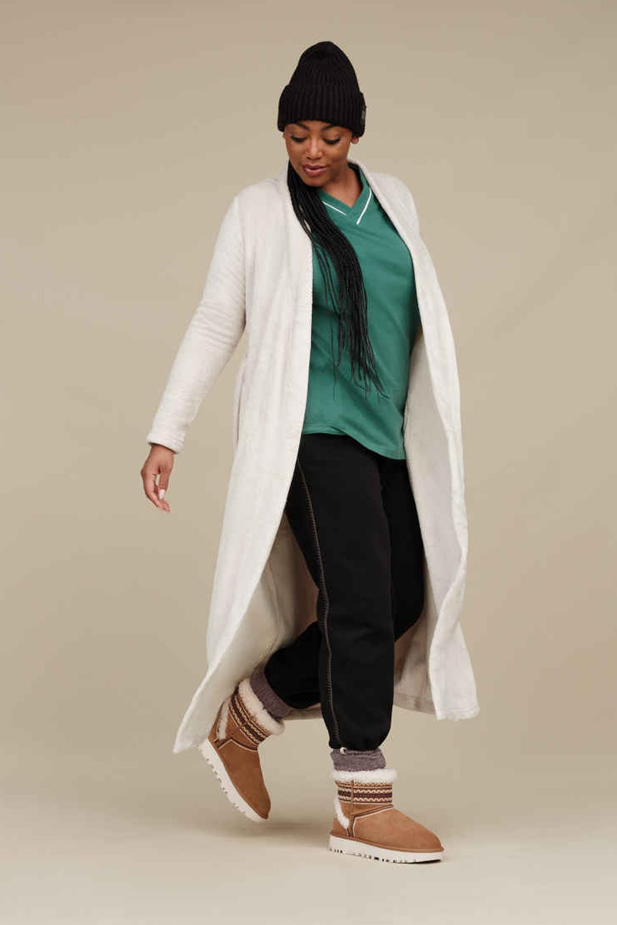 UGG UGG Kadın Platform Tabanlı Kürk Detaylı Rahat Taba Bot & Bootie 1158281-TABA