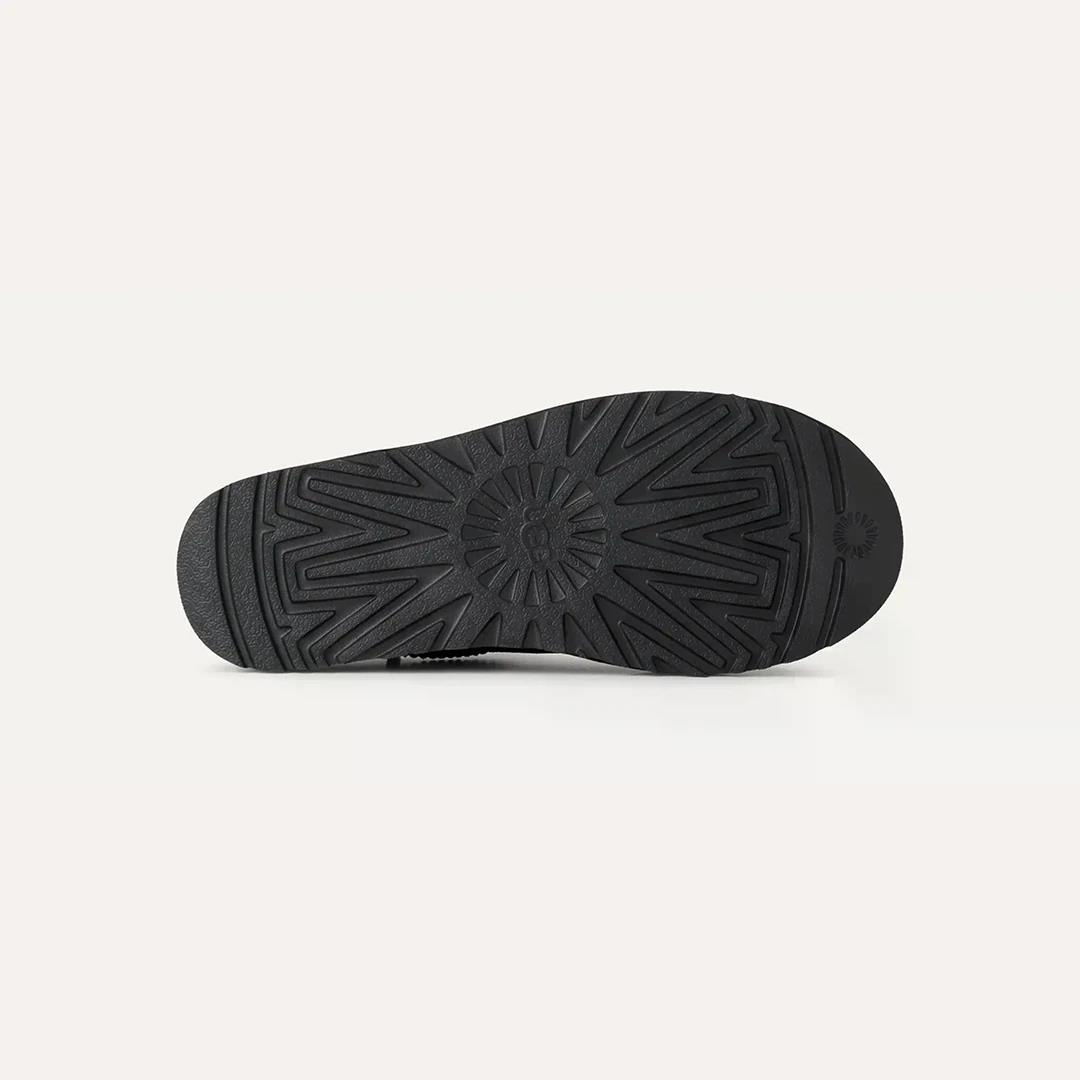 UGG UGG Kadın Rahat Düşük Taban Süet Üst Yüzeyli Siyah Terlik 1173891-BLACK