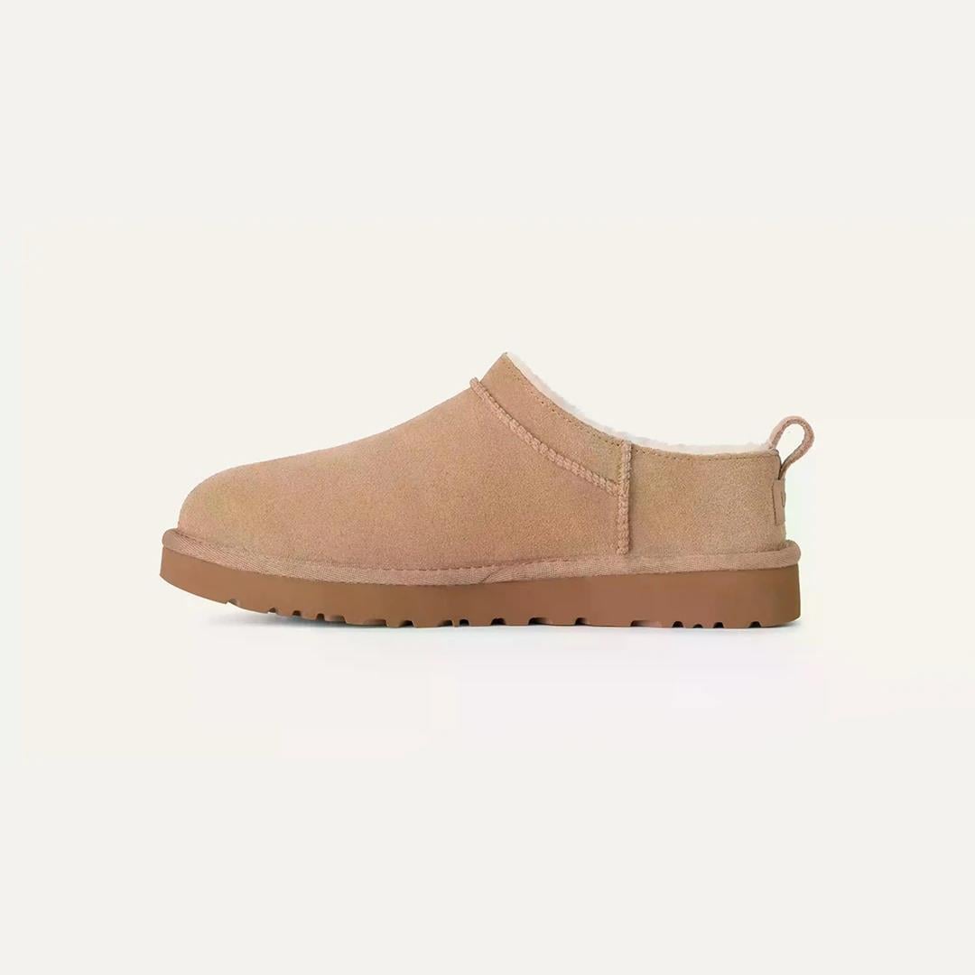 UGG UGG Kadın Rahat Düşük Taban Süet Üst Yüzeyli Kum Terlik 1173891-SAND