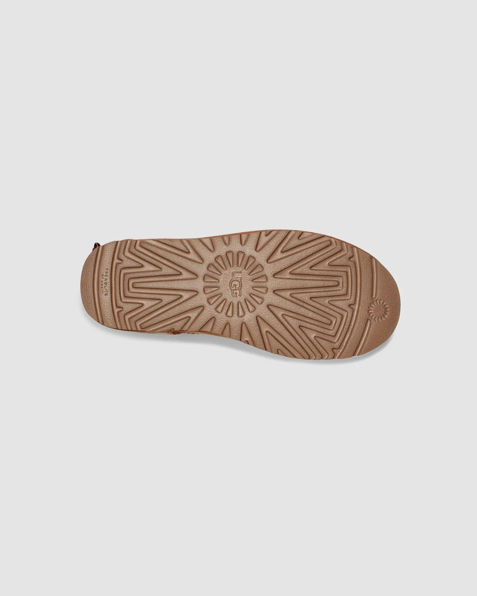 UGG UGG Kadın Rahat Taban Su İtici ve %100 Deri Üst Yüzey Taba Bot & Bootie 1016501-CHESTNUT