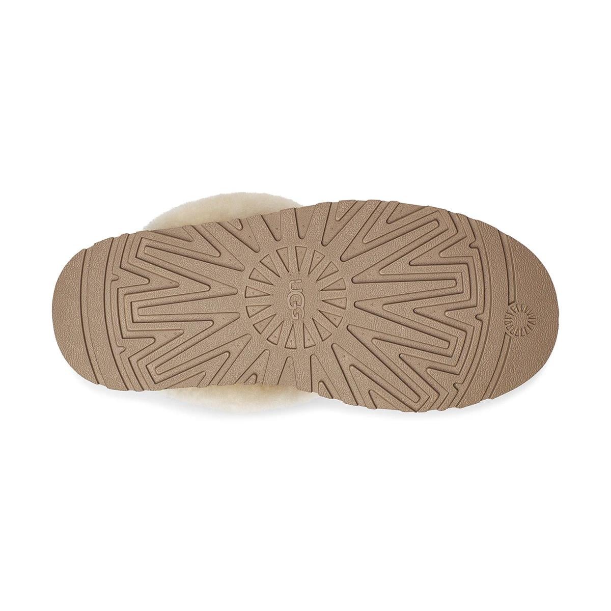 UGG UGG Kadın Rahat Yastık Tabanlı EVA Dış Tabanlı %100 Hakiki Süet Deri Taba Terlik 1122550-CHESTNUT