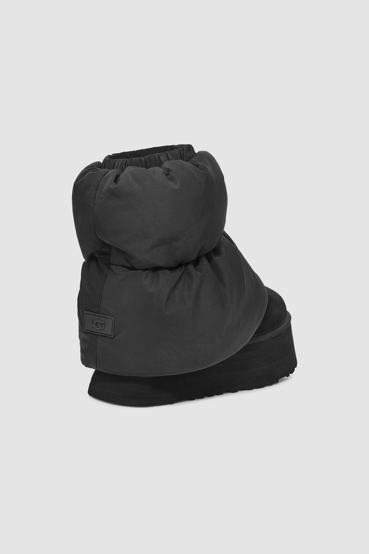 UGG UGG Kadın Süet Topuk Dolgu Neopren Gövde Boğaz Kısmı Çorap Geçmeli Siyah Bot & Bootie 1158275-SİYAH