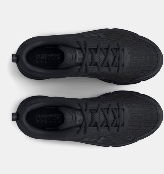 Under Armour Under Armour Erkek Marka Logolu Rahat Taban Bağıcıklı Siyah1 Koşu & Antrenman Ayakkabısı 3026175-004