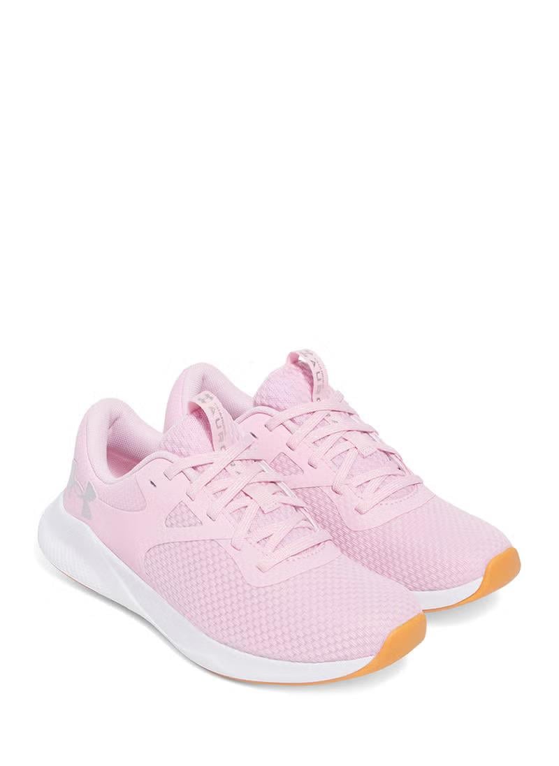 Under Armour Under Armour Kadın Marka Logolu Rahat Taban Bağıcıklı Pembe Sneaker 3025060-647