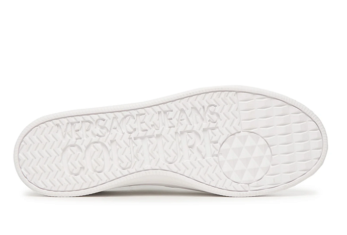 Versace Versace Erkek Düşük Bilekli Logo Desenli Beyaz Sneaker 80YA3SKC ZPB83-003