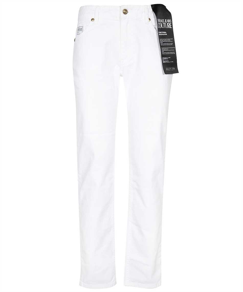 Versace Versace Kadın Pamuklu Normal Kesim Rahat Beyaz Pantolon 74HAB5S0 CEW01-003