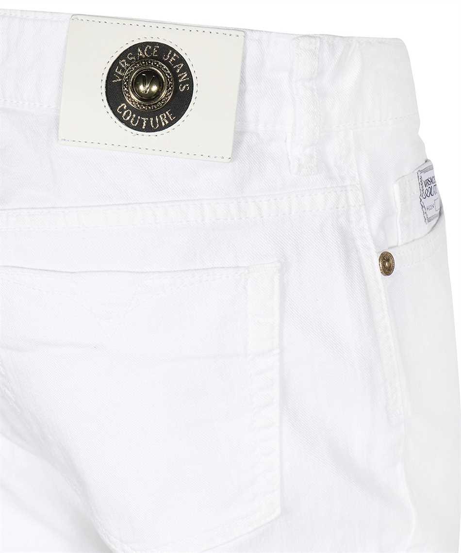 Versace Versace Kadın Pamuklu Normal Kesim Rahat Beyaz Pantolon 74HAB5S0 CEW01-003