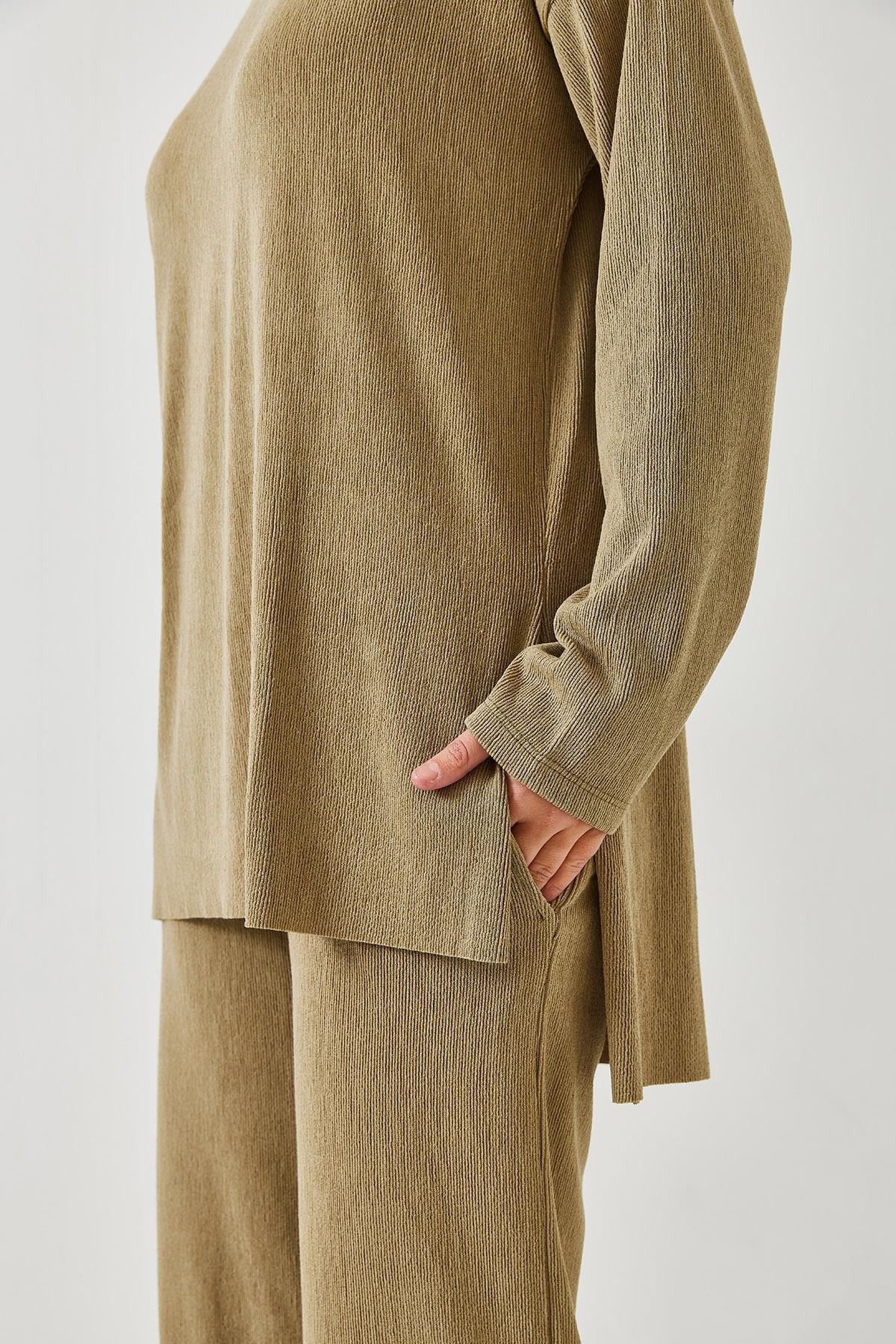 Basic Pantolonlu Alt-Üst Takım 60511002 - Haki