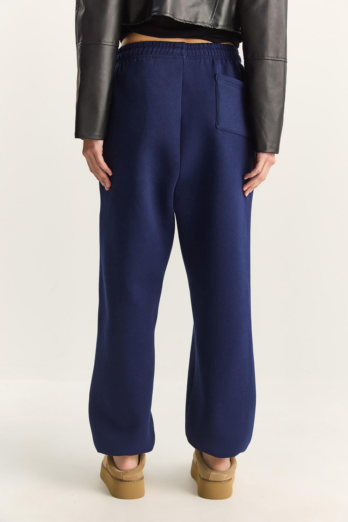 Kadın Basic Jogger Relaxed Polarlı Eşofman Altı 60283860 - Lacivert EŞOFMAN ALTI modelleri