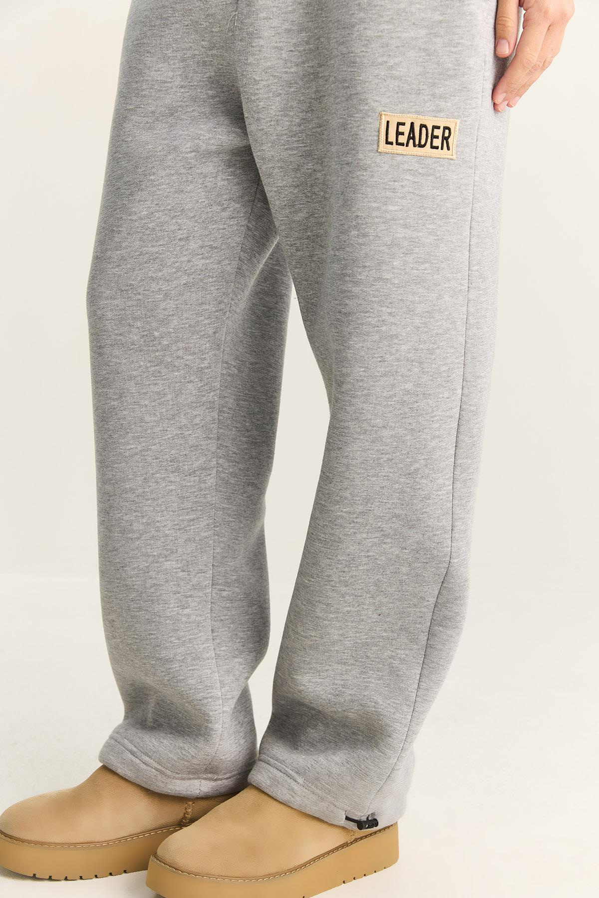 Kadın Basic Jogger Relaxed Polarlı Eşofman Altı 60283860 - Gri Melanj EŞOFMAN ALTI modelleri