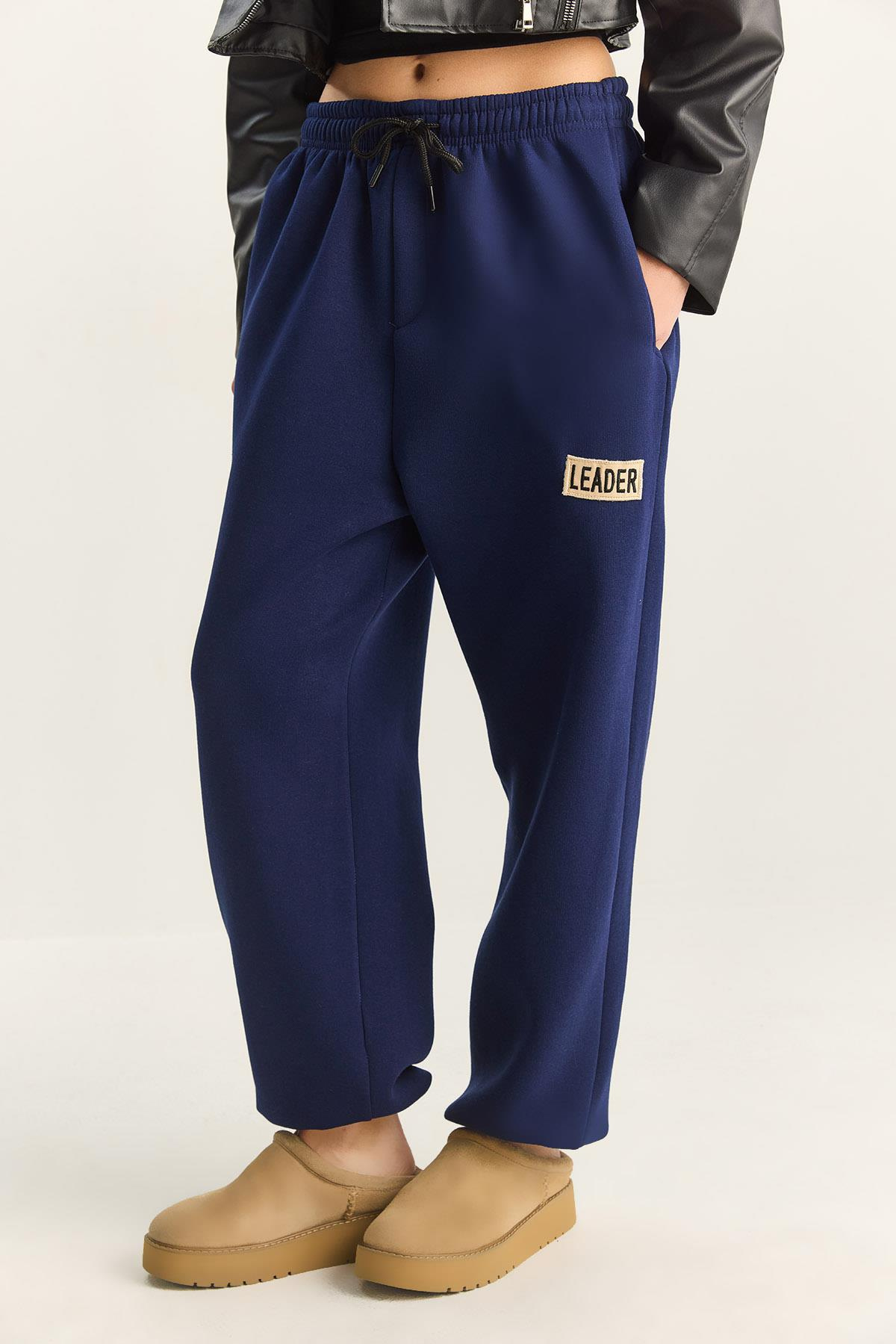 Kadın Basic Jogger Relaxed Polarlı Eşofman Altı 60283860 - Lacivert EŞOFMAN ALTI modelleri