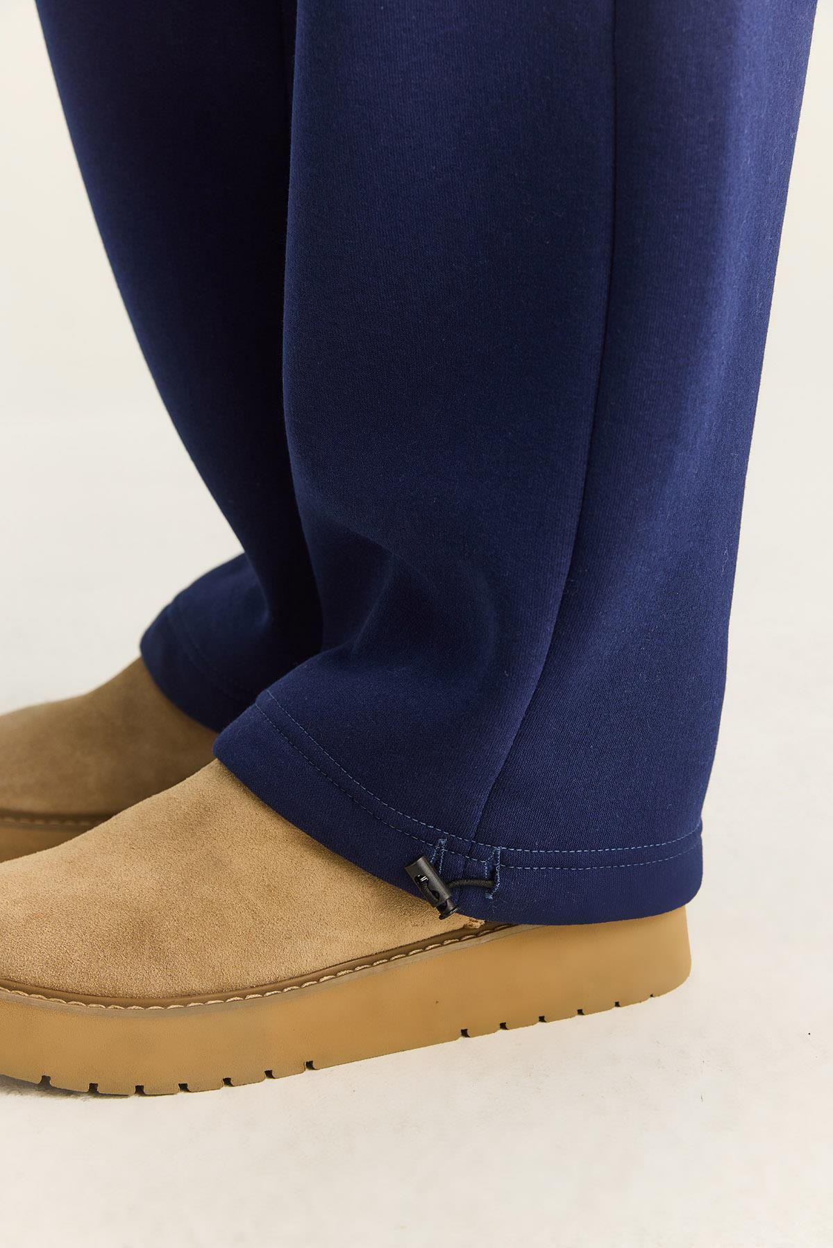 Kadın Basic Jogger Relaxed Polarlı Eşofman Altı 60283860 - Lacivert EŞOFMAN ALTI modelleri