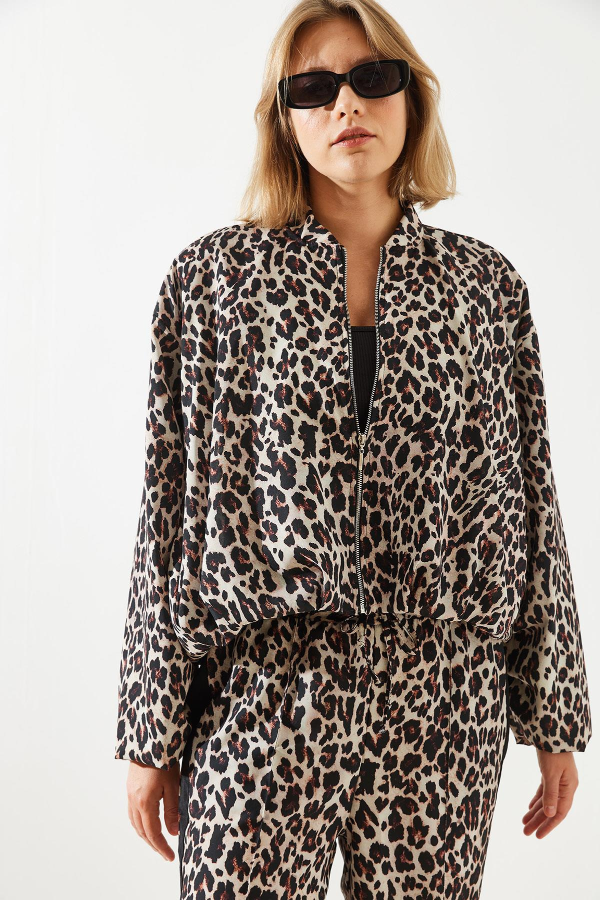 Leopar Bomber Ceket MBMS014  60501014 - Leopar